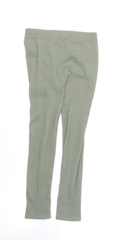 Womens UK Size M Dunnes Stores  Jogger Green Leggings