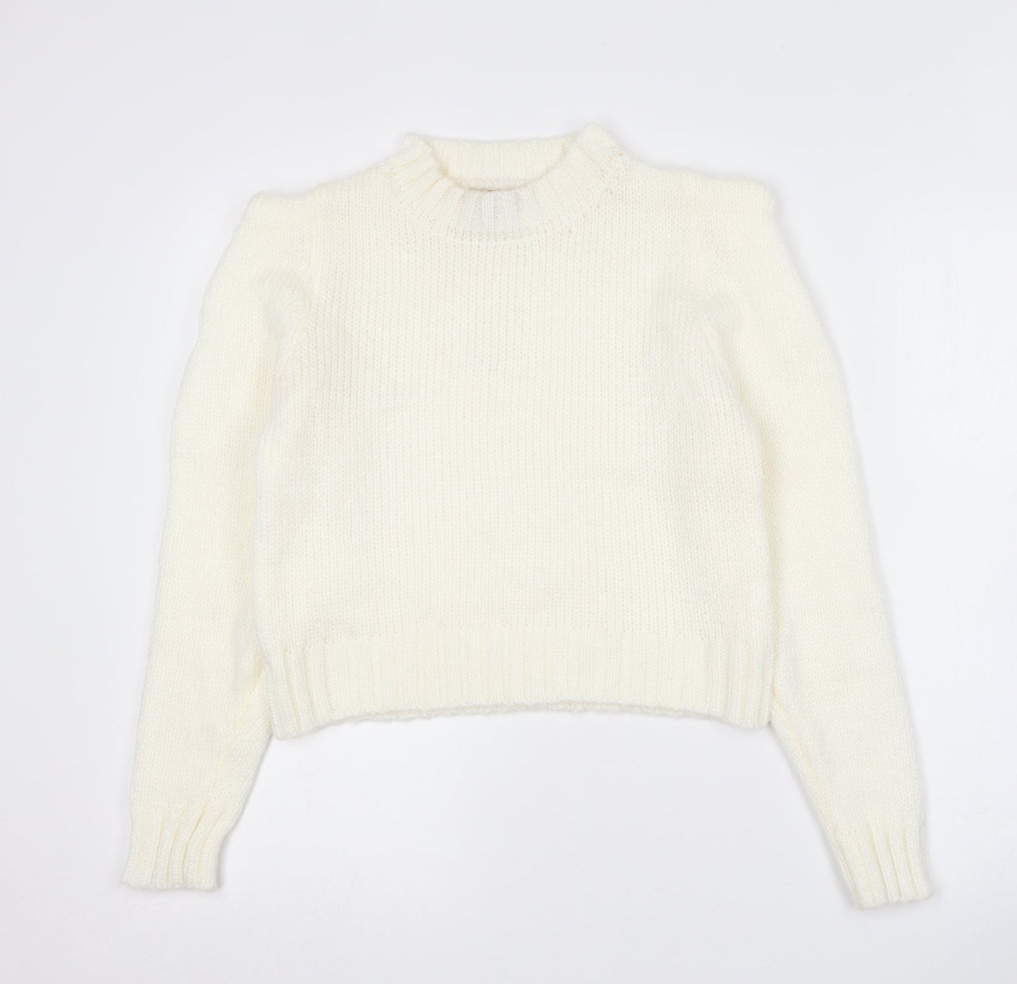 Womens UK Size 14 QED London Ivory Pullover Jumper