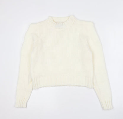 Womens UK Size 14 QED London Ivory Pullover Jumper