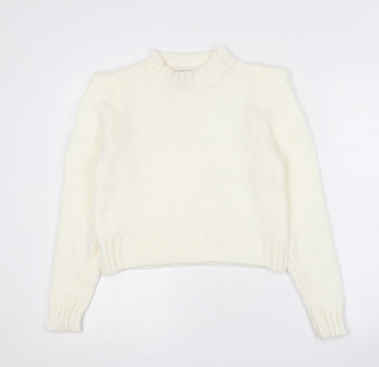 Womens UK Size 14 QED London Ivory Pullover Jumper