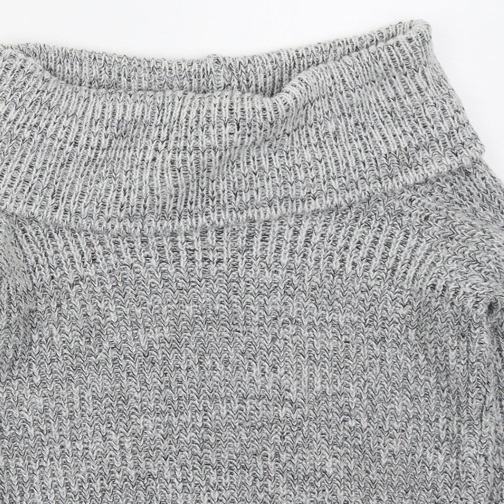 Womens UK Size 6 New Look Grey Pullover Jumper