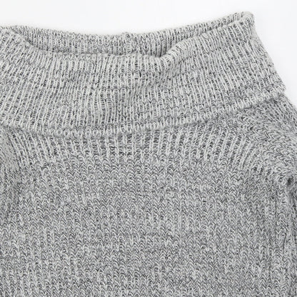 Womens UK Size 6 New Look Grey Pullover Jumper
