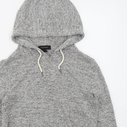 Atmosphere Womens Grey  Viscose Pullover Hoodie Size 10  Pullover