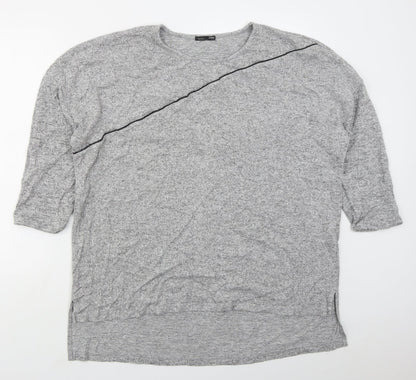 Womens UK Size XL Zara Grey Pullover Jumper