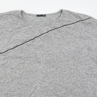 Womens UK Size XL Zara Grey Pullover Jumper