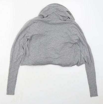 Womens UK Size 8 Kaliko Grey Cardigan Jumper