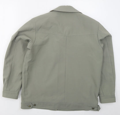David Barry Womens Green   Jacket  Size 14  Button