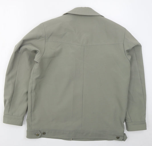 David Barry Womens Green   Jacket  Size 14  Button