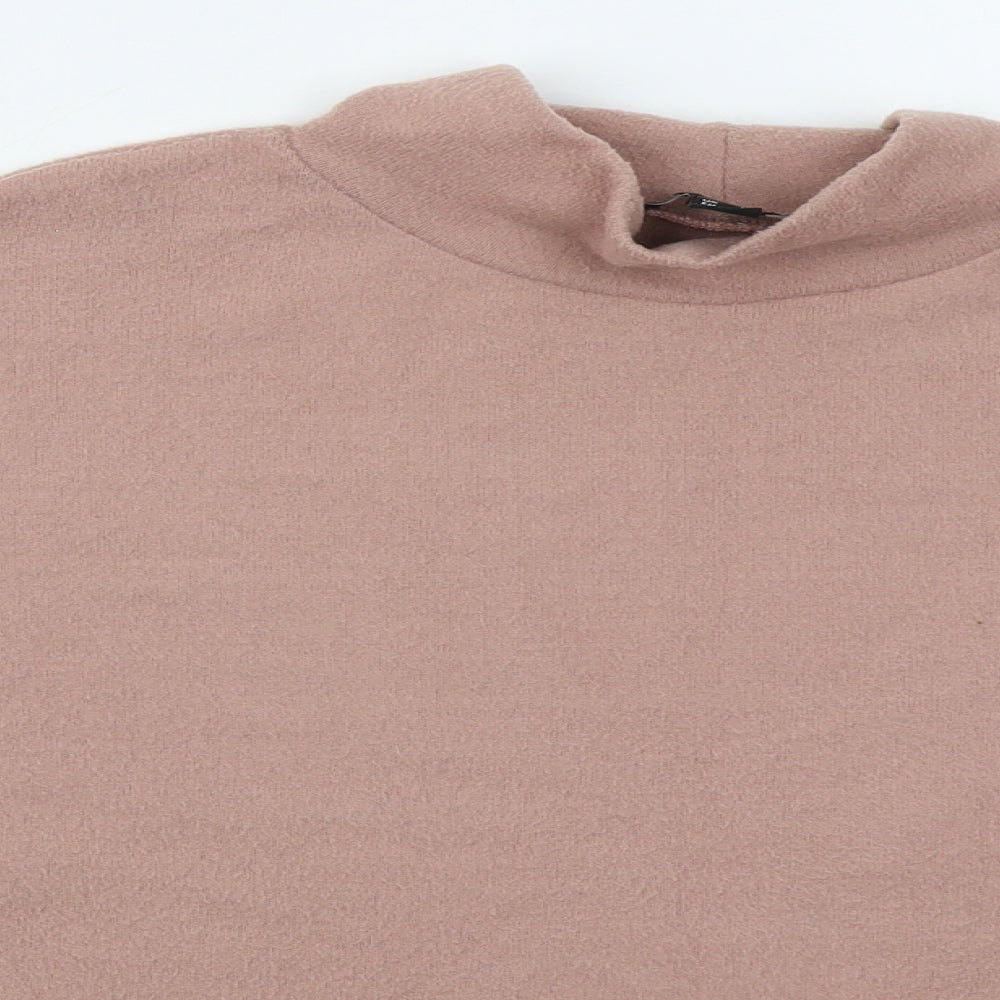 New Look Womens Pink  Polyester Pullover Sweatshirt Size L  Pullover