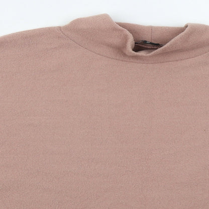 New Look Womens Pink  Polyester Pullover Sweatshirt Size L  Pullover