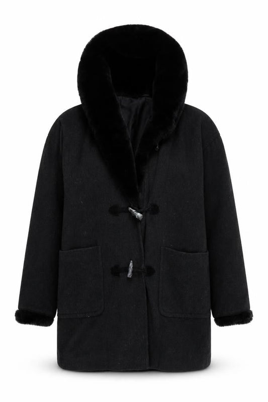 Womens UK Size 12 Dorothy Perkins Grey Pea Coat