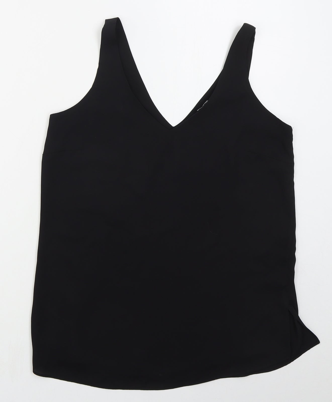 Womens UK Size 8 Wallis Black Basic Tank