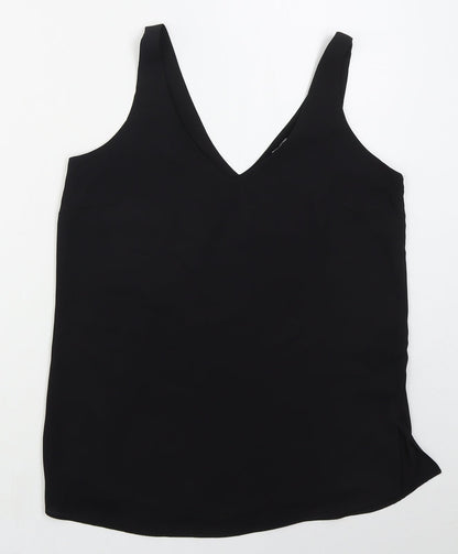 Womens UK Size 8 Wallis Black Basic Tank