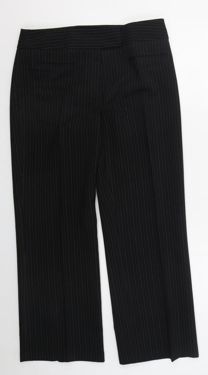 Womens UK Size 12 Evie Regular Fit  Black Trousers