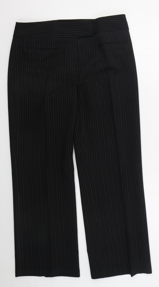 Womens UK Size 12 Evie Regular Fit  Black Trousers