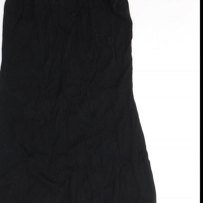 I SAW IT FIRST Womens Black  Viscose Mini  Size 8  Off the Shoulder Pullover