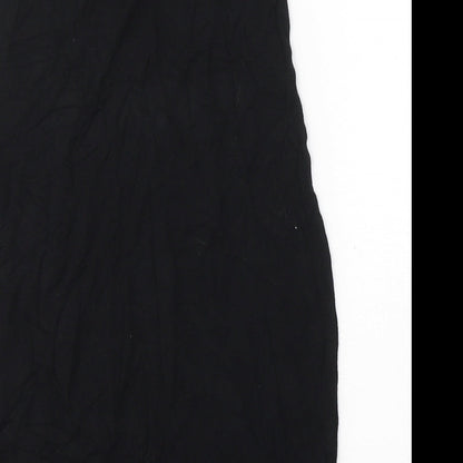 I SAW IT FIRST Womens Black  Viscose Mini  Size 8  Off the Shoulder Pullover