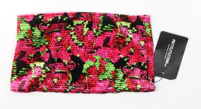 Womens UK Size 8 PRETTYLITTLETHING Multicoloured Cropped Blouse