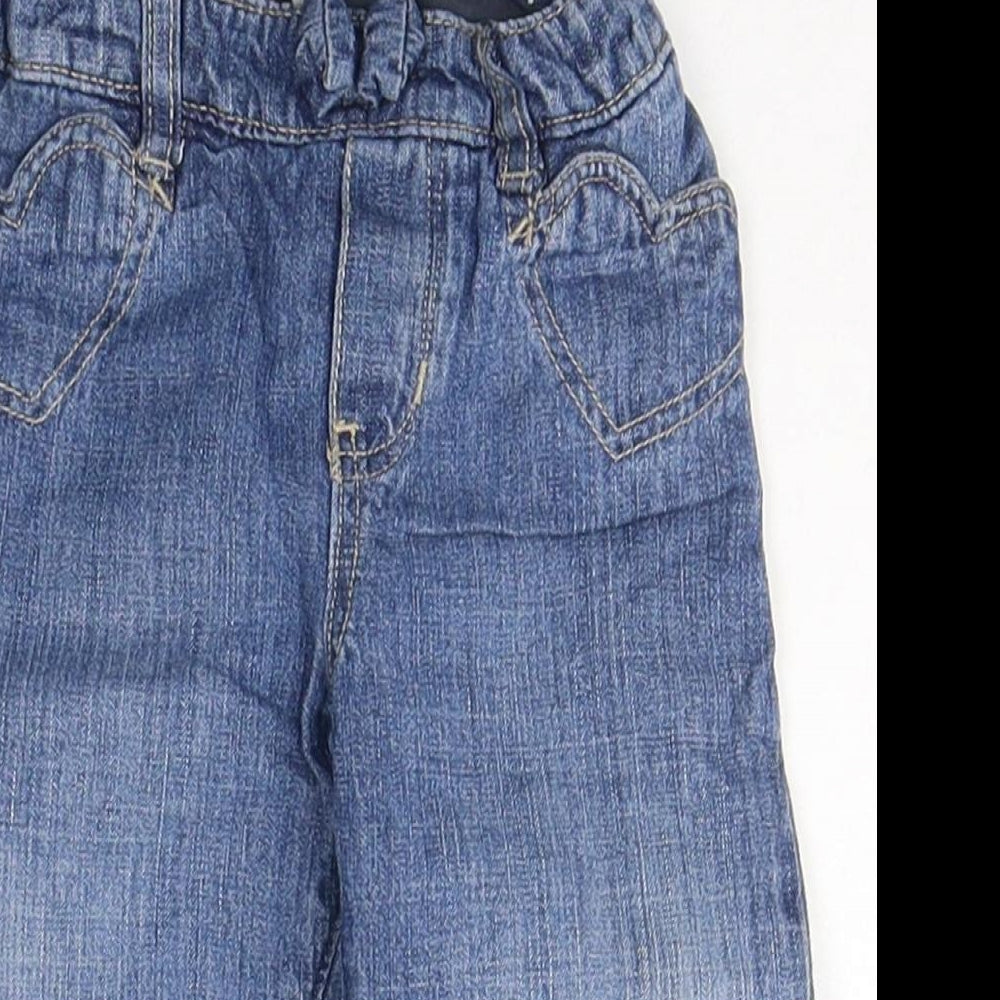 H&M Baby Blue  Cotton Track Pants Jeans Size 6-9 Months  Pullover