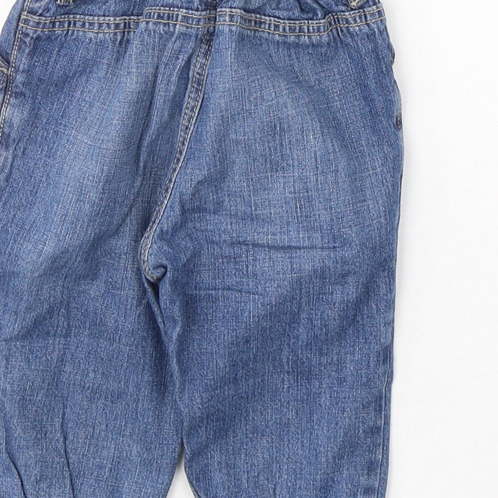 H&M Baby Blue  Cotton Track Pants Jeans Size 6-9 Months  Pullover