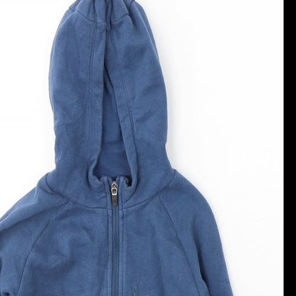George Boys Blue  Cotton Full Zip Hoodie Size 3 Years  Zip