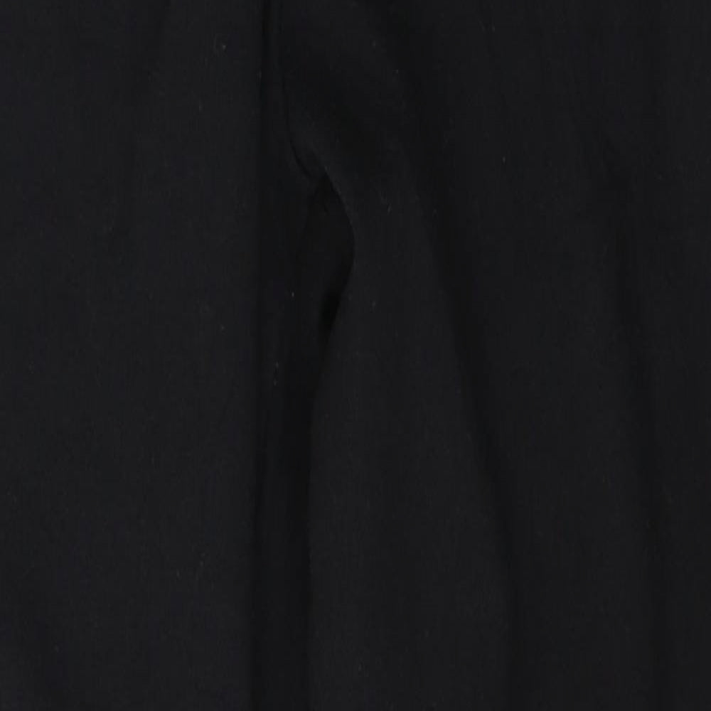 Womens UK Size XS New Look Regular Fit Sweatpants Black Trousers