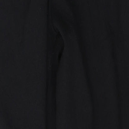 Womens UK Size XS New Look Regular Fit Sweatpants Black Trousers