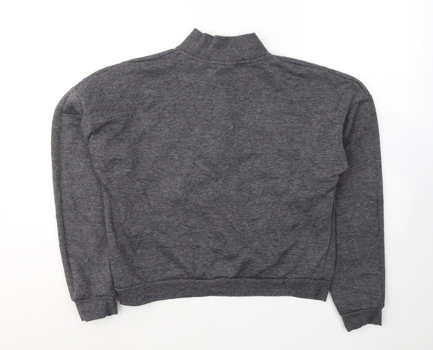 Primark Womens Grey  Cotton Pullover Sweatshirt Size 6  Pullover