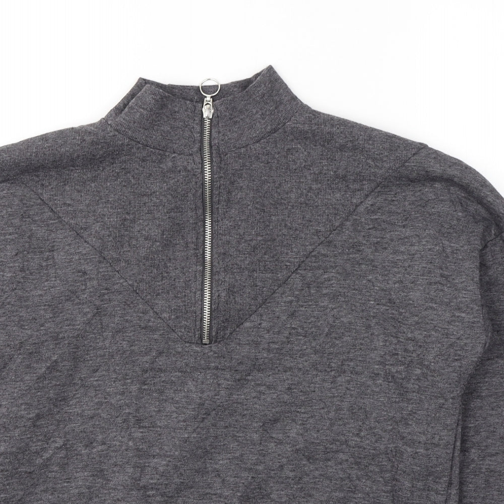 Primark Womens Grey  Cotton Pullover Sweatshirt Size 6  Pullover