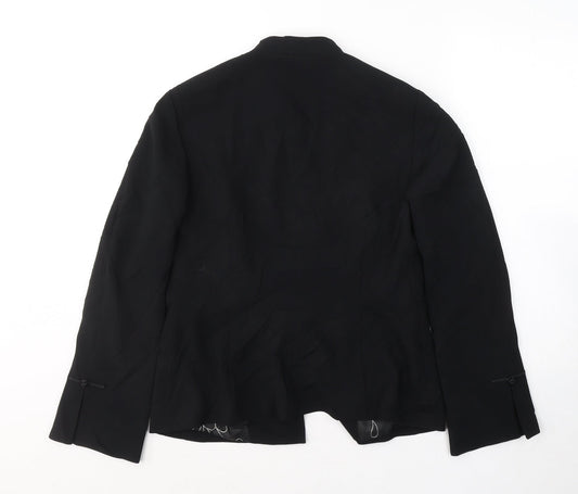 Womens UK Size 12 Planet Regular Black Blazer