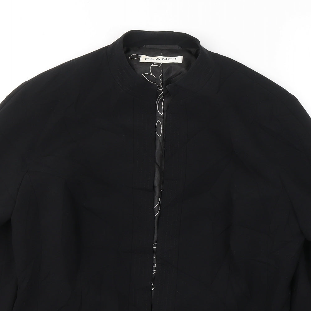 Womens UK Size 12 Planet Regular Black Blazer