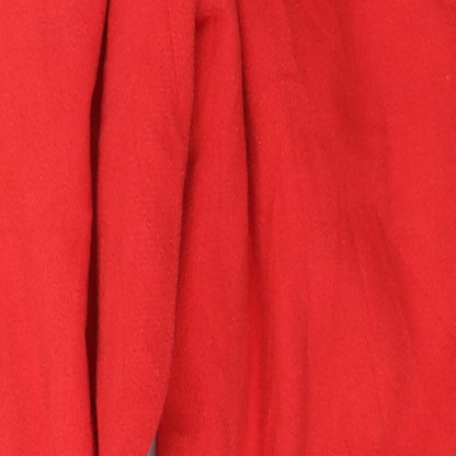 Addison Lee Mens Red  Cotton Sweatpants Trousers Size S L26 in Regular Tie