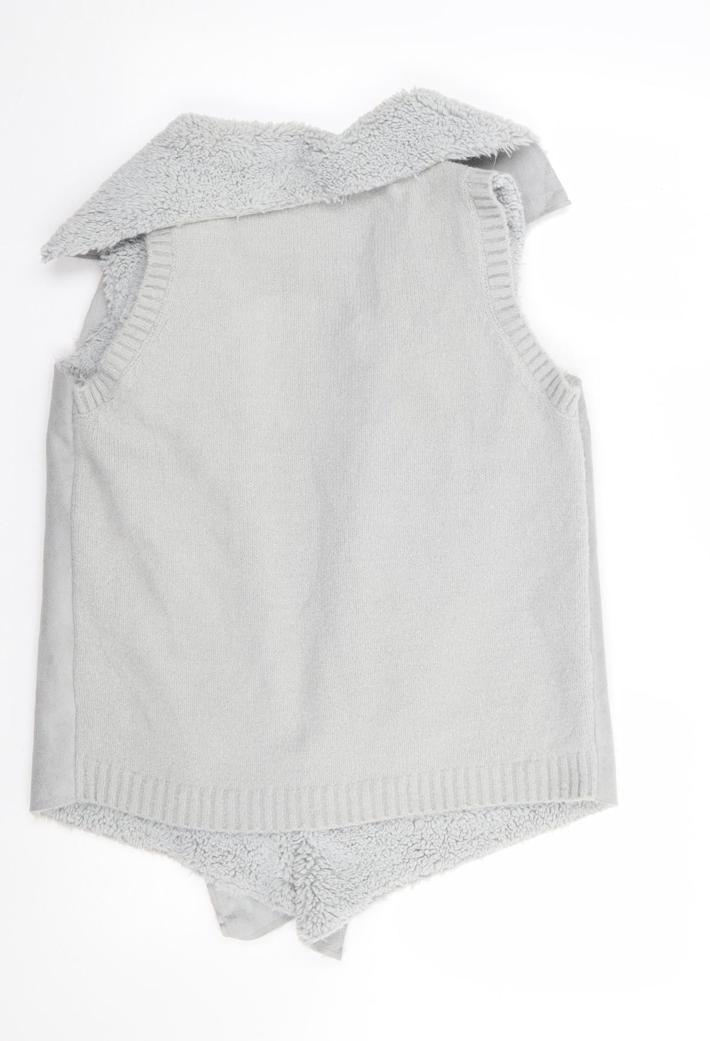 Primark Womens Grey   Gilet Coatigan Size S