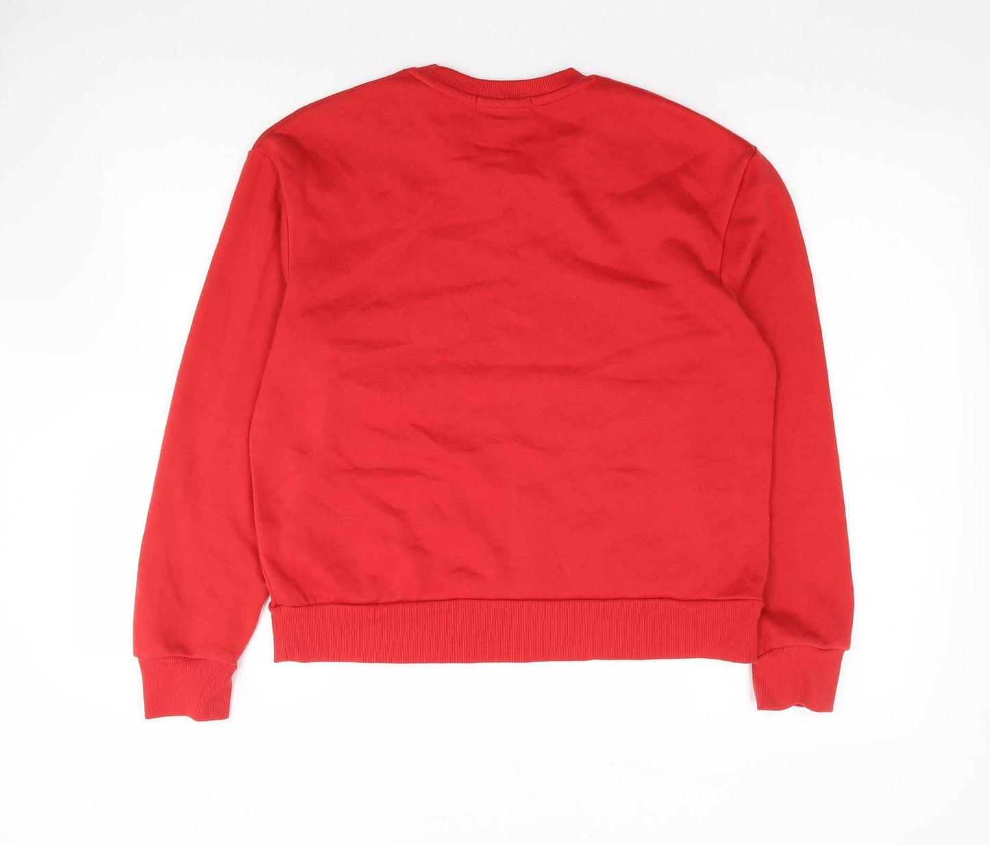 Primark Womens Red  Polyester Pullover Sweatshirt Size 2XS  Pullover
