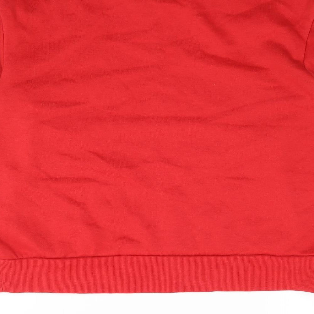 Primark Womens Red  Polyester Pullover Sweatshirt Size 2XS  Pullover