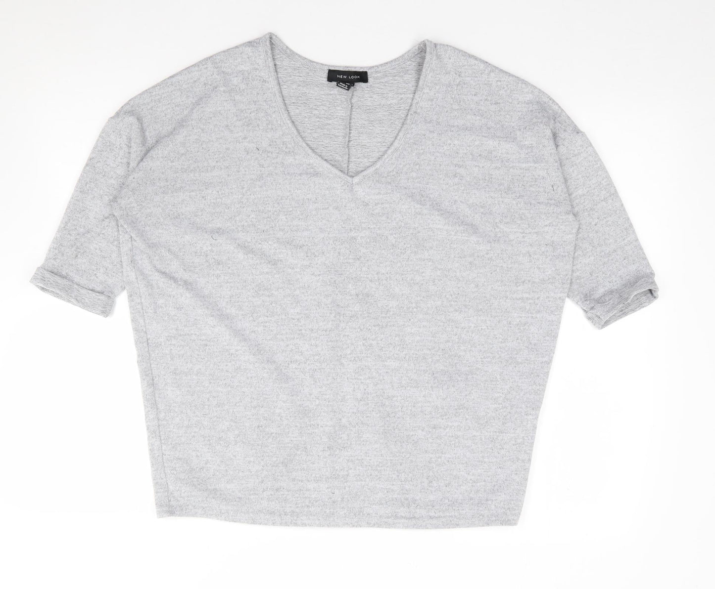 Womens UK Size S New Look Grey Pullover Jumper