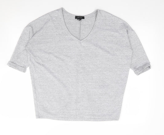 Womens UK Size S New Look Grey Pullover Jumper