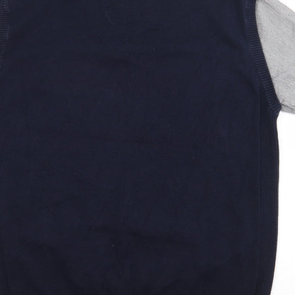 NEXT Mens Blue  Polyester  Polo Size XL Collared Pullover