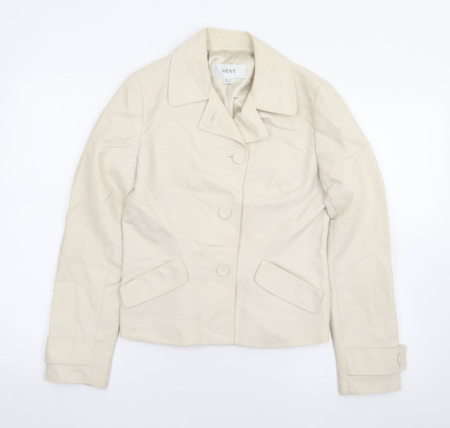 Womens UK Size 8 NEXT Beige Jacket