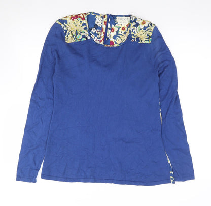 Womens UK Size 14 NEXT Blue Jersey Blouse