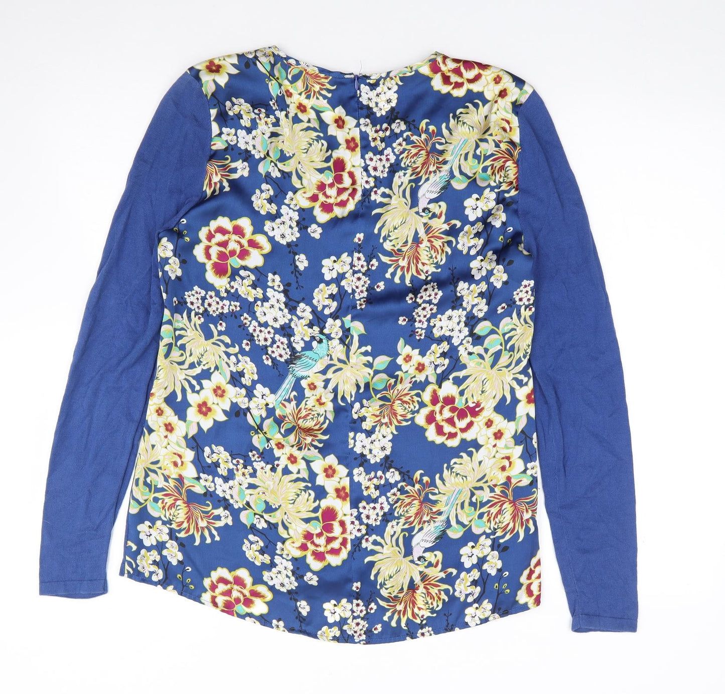 Womens UK Size 14 NEXT Blue Jersey Blouse