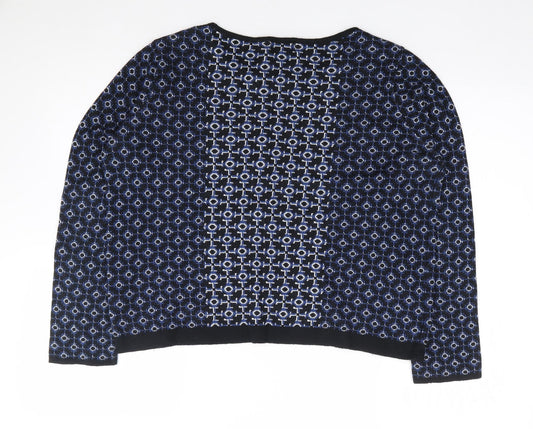 Womens UK Size 10 Topshop Blue Pullover Jumper