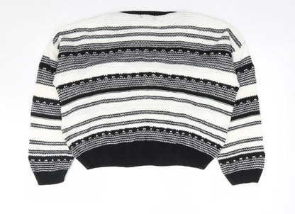 Womens UK Size M New Look Black Pullover Jumper