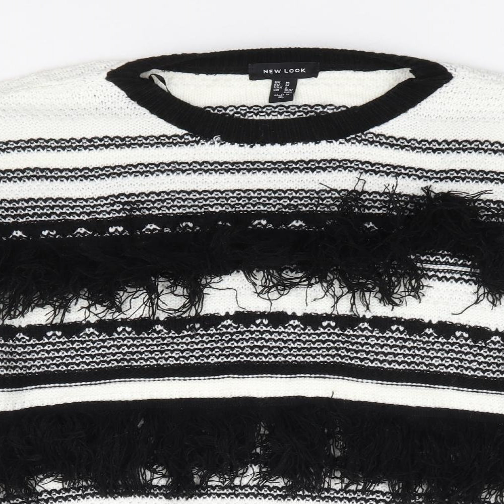 Womens UK Size M New Look Black Pullover Jumper