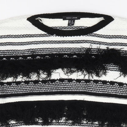 Womens UK Size M New Look Black Pullover Jumper