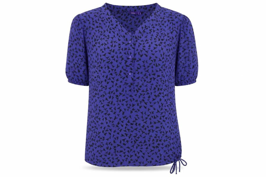 Womens UK Size 12 Mexx Purple Basic Blouse