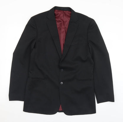 Mens UK Size 40 Taylor & Wright Regular Black Suit Jacket