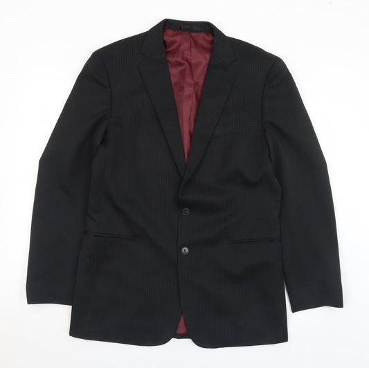 Mens UK Size 40 Taylor & Wright Regular Black Suit Jacket