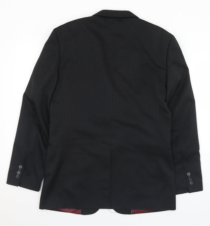 Mens UK Size 40 Taylor & Wright Regular Black Suit Jacket