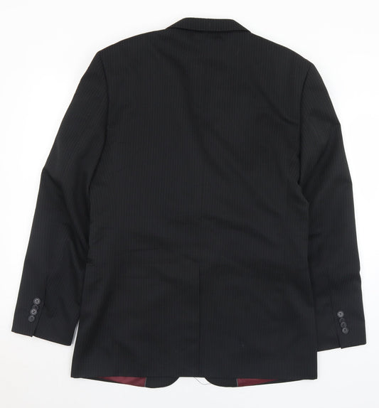 Mens UK Size 40 Taylor & Wright Regular Black Suit Jacket